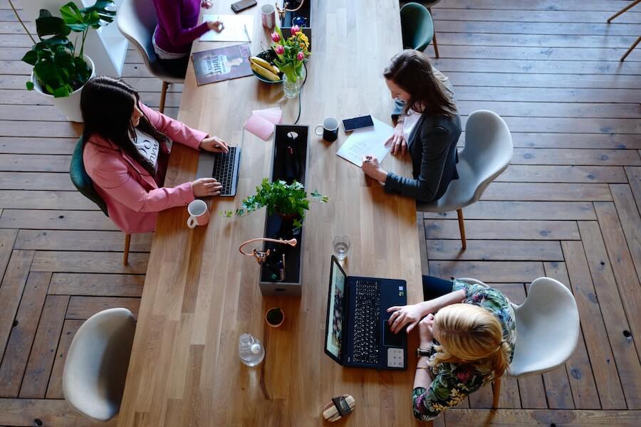 coworking space desk